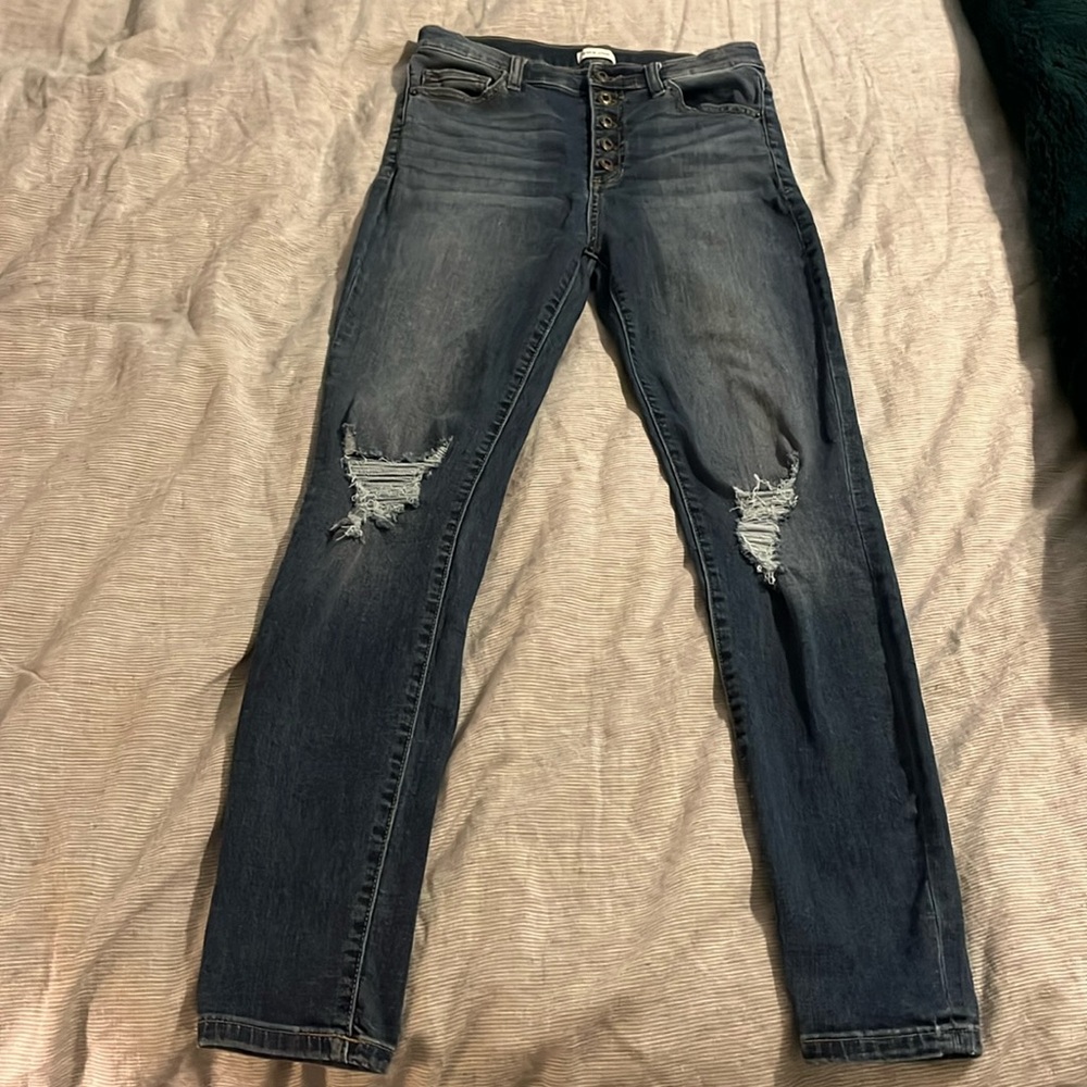 Sneak peek size 7 button fly jeans